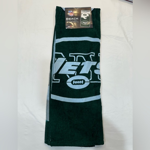 NY Jets beach towel NEW 30” x 60” - Picture 1 of 9